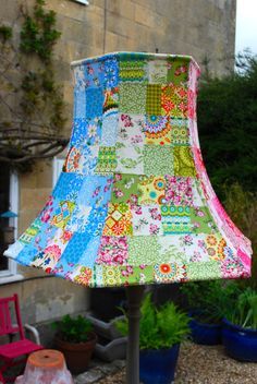 patchwork lampshade