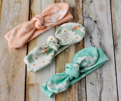 quilted baby headband - easy quilting crafts for beginners