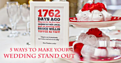 5 Ways To Make Your Wedding Stand Out