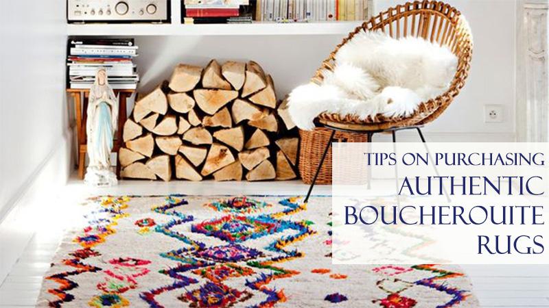 Tips on Purchasing Authentic Boucherouite Rugs