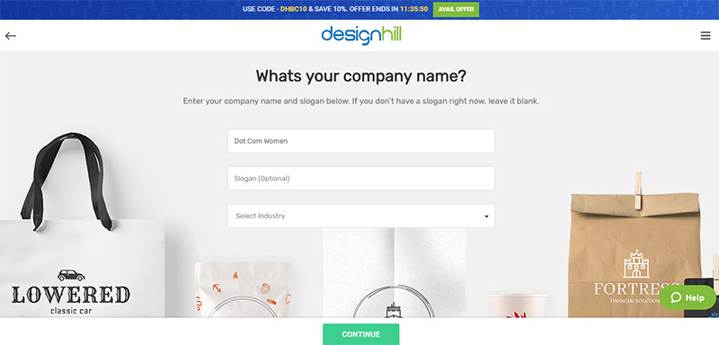 designhill logo maker