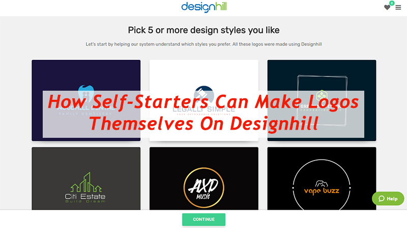 How Self-Starters Can Make Logos Themselves On Designhill