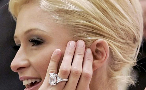 Paris Hilton Diamond Engagement Ring