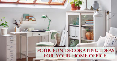 Four Fun Decorating Ideas for Your Home Office