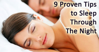 9 Proven Tips to Sleep Through The Night
