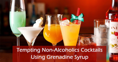 Tempting Non-Alcoholics Cocktails Using Grenadine Syrup