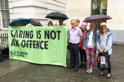 Peaceful Extinction Rebellion protests in the UK