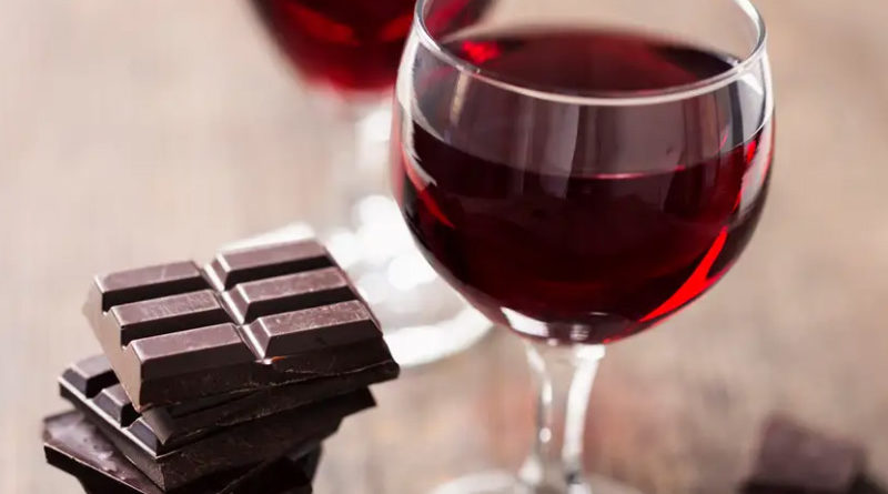 Resveratrol anti-aging molecule in red wine and chocolate