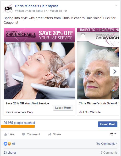 Social Media Marketing for Salons