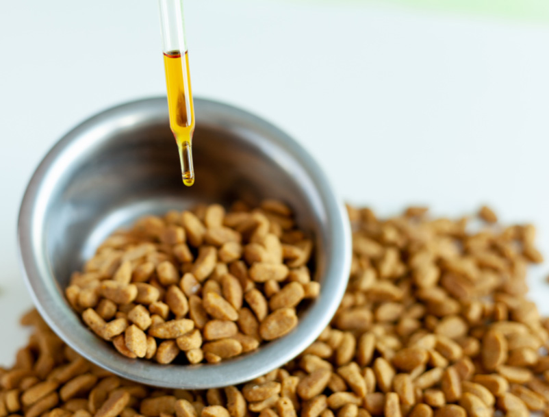 cbd oil in pet food