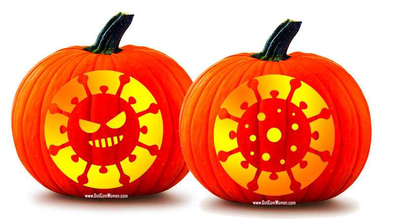 Coronavirus Pumpkin Carving Patterns