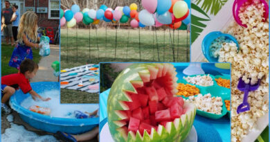 Throwing a summer party for kids
