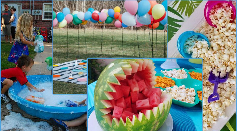 Throwing a summer party for kids