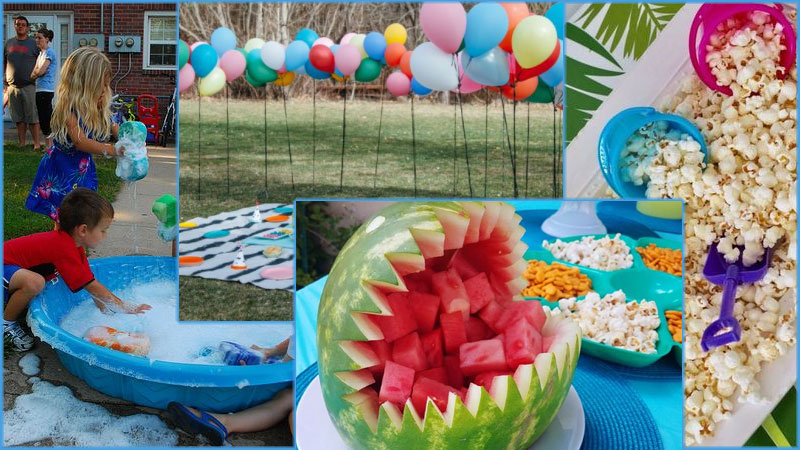 Throwing a summer party for kids