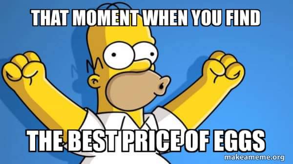 Egg Price Meme Simpson
