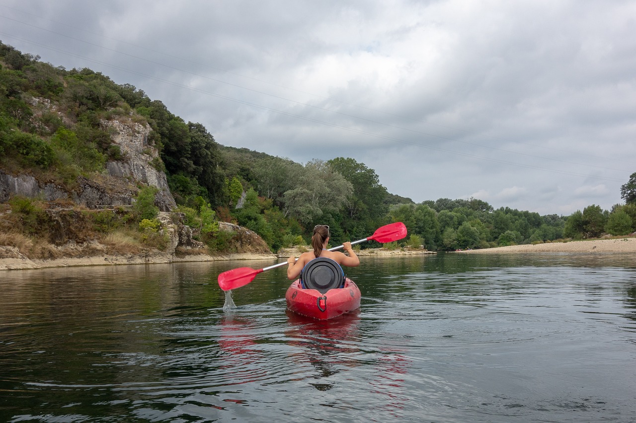 Kayak on the Cumberland River