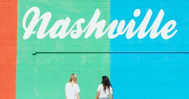 Nashville is also known for its unique and beautiful murals and street art.