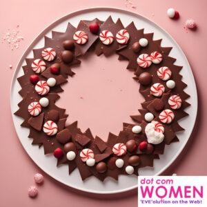 Peppermint Bark Wreath