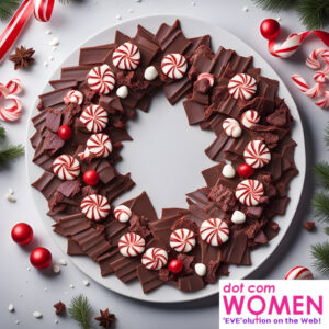 Peppermint Bark Wreath