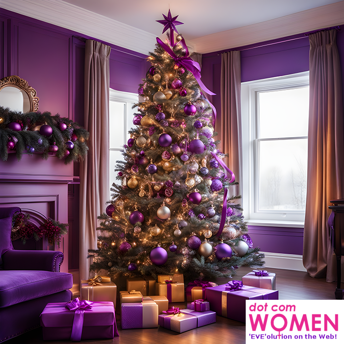 Purple Christmas Decorations  Purple christmas tree, Purple christmas tree  decorations, Purple christmas decorations