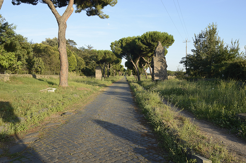 The Appian Way in Rome
