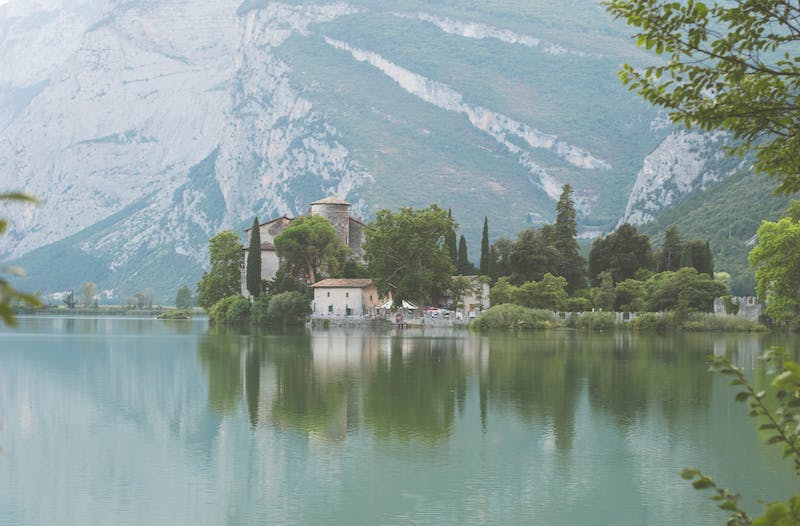 Trento, a lovely city nestled in the foothills of the Dolomite Mountains