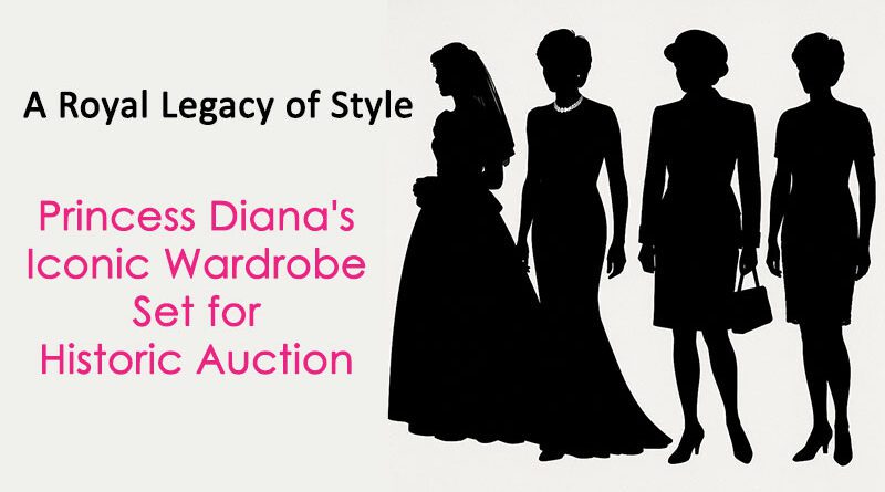 A Royal Legacy of Style: Princess Diana's Iconic Wardrobe Set for Historic Auction