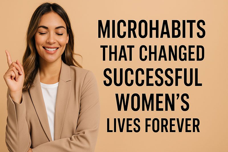Microhabits That Changed Successful Women's Lives Forever