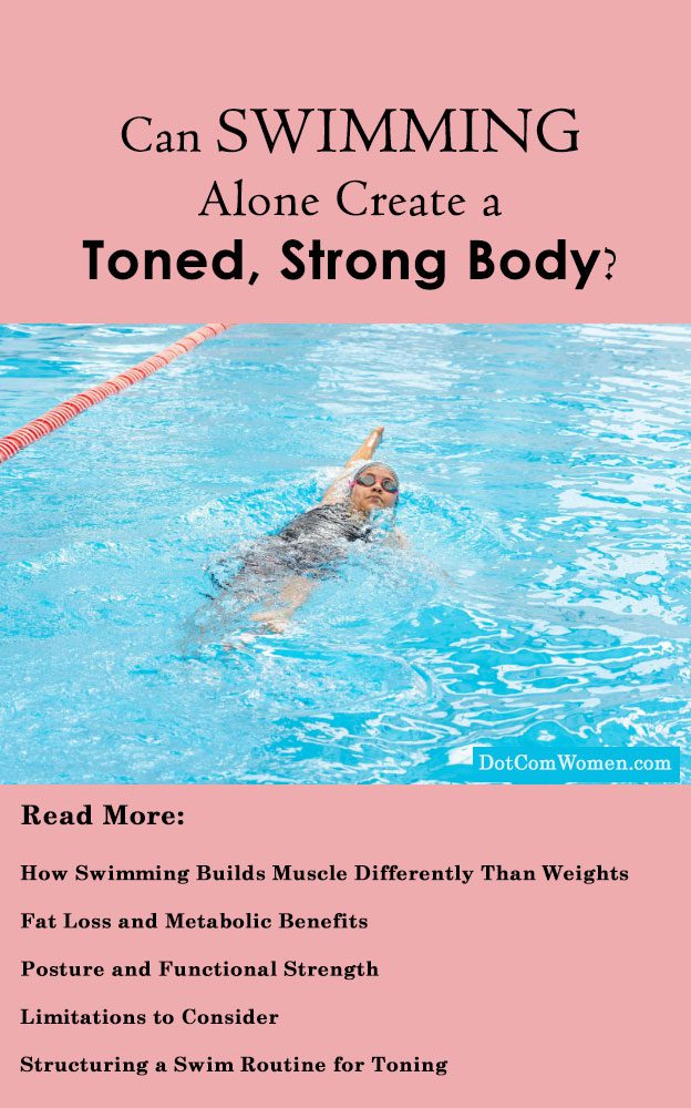 Can Swimming Alone Create a Toned, Strong Body?
