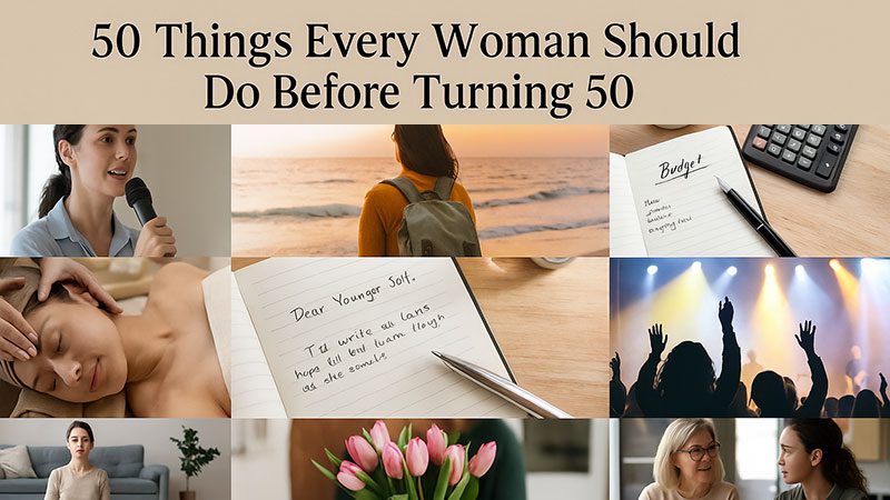 50 Things Every Woman Should Do Before Turning 50