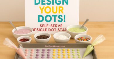 Set Up a Self‑Serve Yogurt Popsicle Dot Station for Your Next Party!