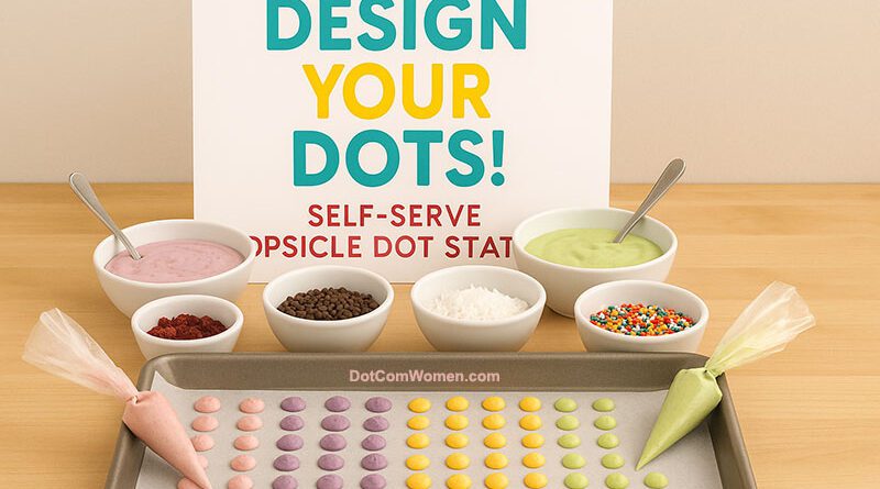 Set Up a Self‑Serve Yogurt Popsicle Dot Station for Your Next Party!