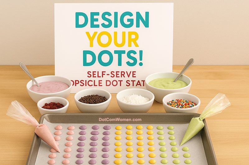 Set Up a Self‑Serve Yogurt Popsicle Dot Station for Your Next Party!