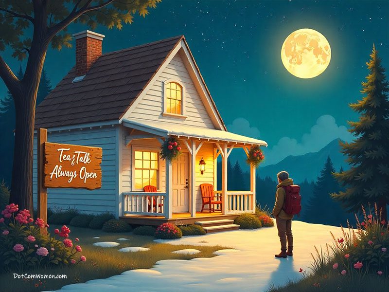 The Porch That Heard the World – The Story of Beth’s “Tea & Talk” Haven