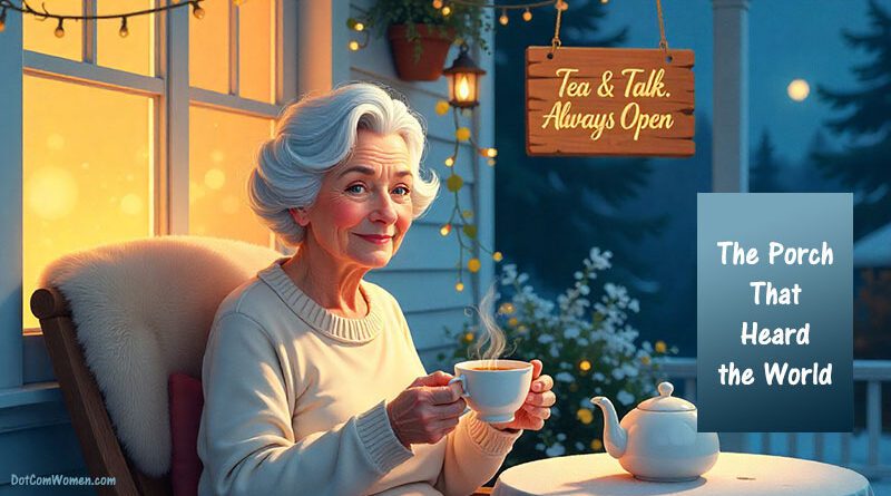 The Porch That Heard the World – The Story of Beth’s “Tea & Talk” Haven