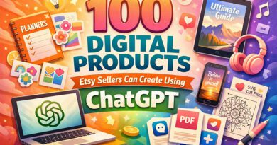 100 Digital Products Etsy Sellers Can Create Using ChatGPT