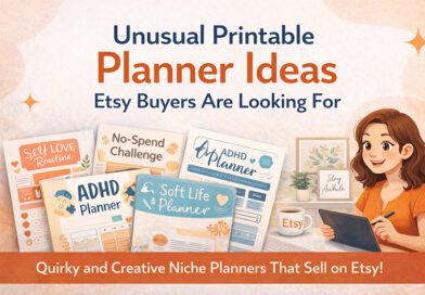 Unusual & Creative Printable Planner Ideas Etsy Buyers Are Looking For